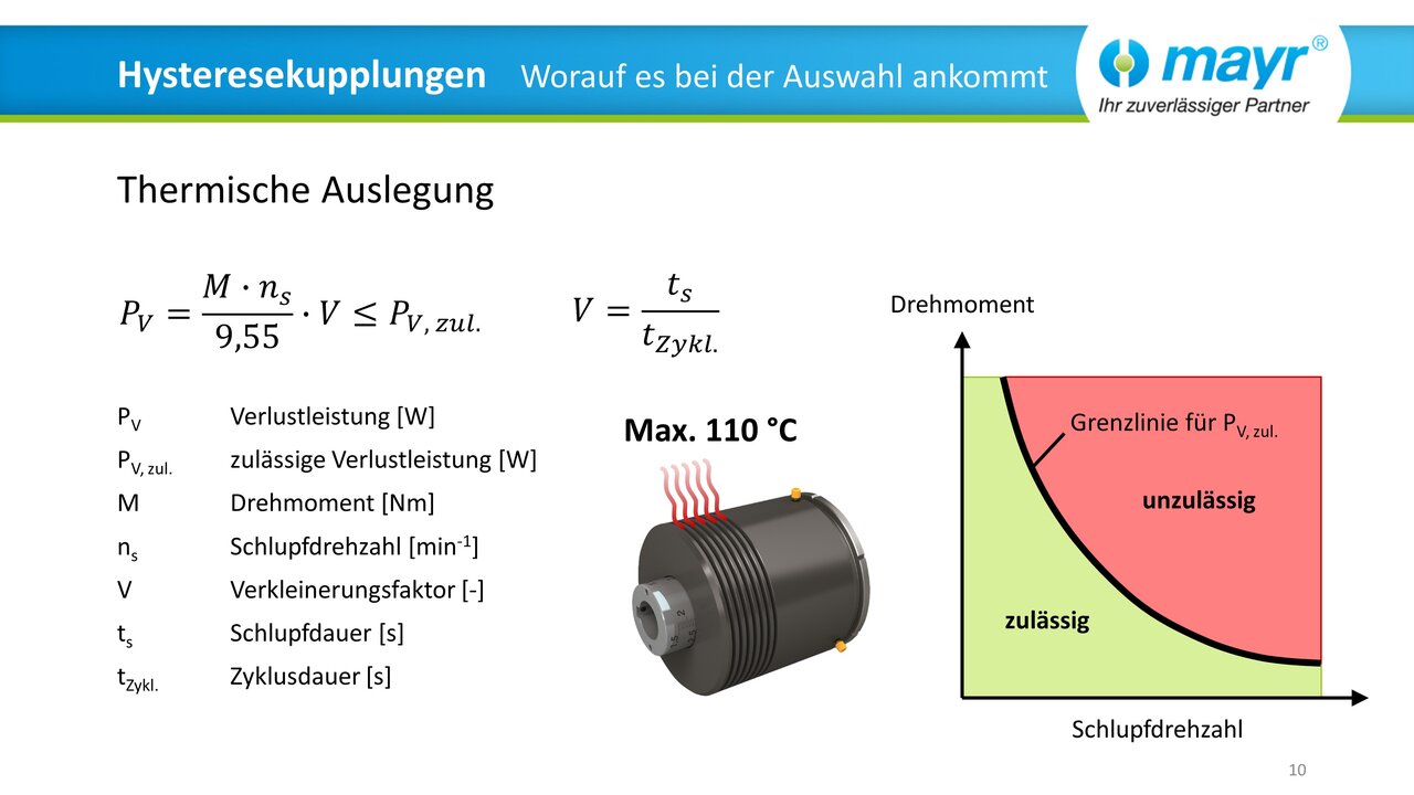 Web-Seminar "Hysteresekupplungen - Worauf es bei der Auswahl ankommt" (DE)